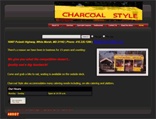Tablet Screenshot of charcoalstyle.com